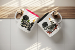 Gothic Quote mug wrap printable sublimation design Product Image 3