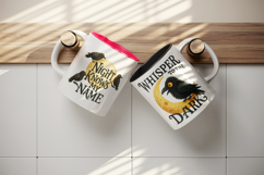 Gothic Quote mug wrap printable sublimation design Product Image 3