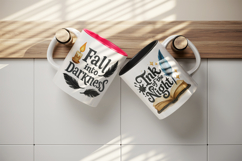 Gothic Quote mug wrap printable sublimation design Product Image 3