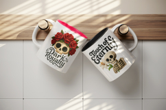 Gothic Quote mug wrap printable sublimation design Product Image 3