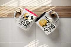 Gothic Quote mug wrap printable sublimation design Product Image 3