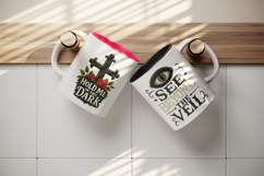 Gothic Quote mug wrap printable sublimation design Product Image 3