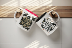 Gothic Quote mug wrap printable sublimation design Product Image 3