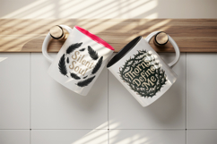 Gothic Quote mug wrap printable sublimation design Product Image 3