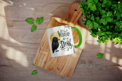 Gothic Quote mug wrap printable sublimation design Product Image 4