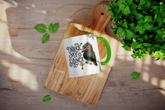Gothic Quote mug wrap printable sublimation design Product Image 4