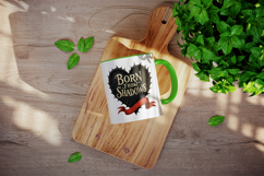 Gothic Quote mug wrap printable sublimation design Product Image 4