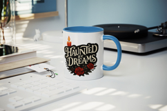 Gothic Quote mug wrap printable sublimation design Product Image 5