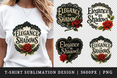 Gothic Quote clipart printable sublimation design png Product Image 2