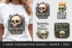 Gothic Quote t-shirt printable sublimation design png Product Image 1