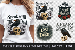 Gothic Quote t-shirt printable sublimation design png Product Image 1