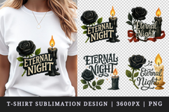 Gothic Quote t-shirt printable sublimation design png Product Image 1