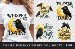 Gothic Quote t-shirt printable sublimation design png Product Image 1