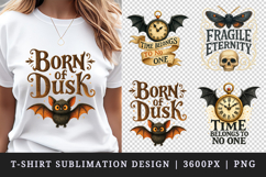 Gothic Quote t-shirt printable sublimation design png Product Image 1