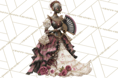 Gothic Robot Clipart, Victorian Steampunk Robot Clip Art Product Image 2