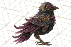 Gothic Robot Clipart, Victorian Steampunk Robot Clip Art Product Image 5