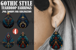 Gothic Teardrop Earrings, Gothic Earring Designs, s11 Product Image 1