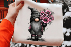 Gothic Valentine Gnome Clipart Product Image 2