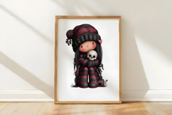 Gothic Valentine Gnomes Clipart Product Image 3