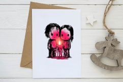 Gothic valentines day Sublimation Product Image 3