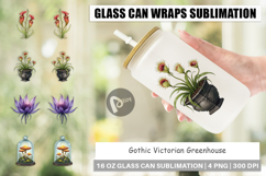 Victorian Greenhouse Glass Can Product Image 1