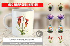 Victorian Greenhouse Mug Wrap Product Image 1