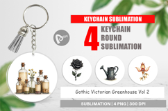 Victorian Greenhouse Keychain Product Image 1