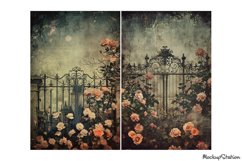Gothic Gates Junk Journal Pages | Digital Papers JPG Product Image 3
