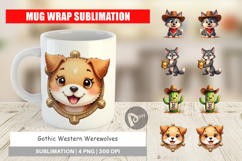 Howling Pups Mug Wrap Product Image 1