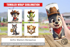 Howling Pups Tumbler Product Image 1