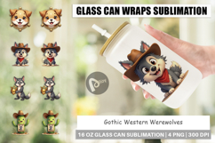 Howling Pups Glass Can Product Image 1