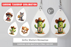 Howling Pups Earring Product Image 1