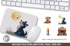 Howling Pups Mouse Pad Product Image 1