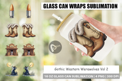 Howling Pups Glass Can Product Image 1