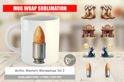 Howling Pups Mug Wrap Product Image 1