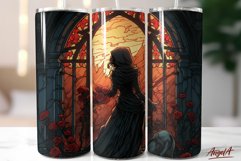 Gothic tumbler sublimation designs / gothic window / witch Product Image 5