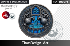 Taurus Gothic Zodiac signs Clipart, Astrology, horoscope PNG Product Image 1