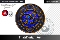 Taurus Gothic Zodiac signs Clipart, Astrology, horoscope PNG Product Image 1