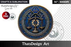 Taurus Gothic Zodiac signs Clipart, Astrology, horoscope PNG Product Image 1