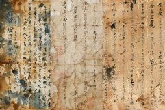 Japanese Calligraphy Digital Papers Product Image 3