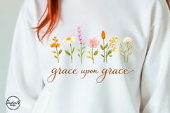 Grace upon grace Christian sublimation designs Product Image 2