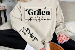 Grace Wins Sleeve SVG Product Image 3