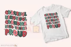 Mother's Day, Grandma Quotes Saying SVG T-shirt Design Product Image 2