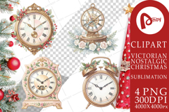 Graceful Winter Timepiece Sublimation Product Image 1