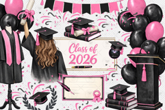 Graduation Announcement Clipart Product Image 1