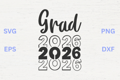 Graduation 2026 SVG Product Image 1
