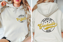 Graduate Class of 2026 Round SVG File | 2026 Graduation SVG Product Image 3