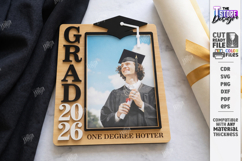 Graduation Mini Photo Frame Laser Cut | Class of 2026 | Grad Product Image 1