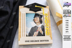 Graduation Mini Photo Frame Laser Cut | Class of 2026 | Grad Product Image 1