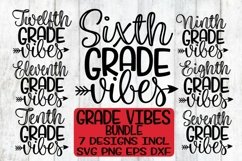 GRADE Vibes - Bundle - 7 Designs - SVG PNG EPS DXF Product Image 1